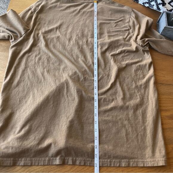 Express Men’s Tan Long Sleeve Shirt Casual Express Logo size XL - Picture 6 of 8